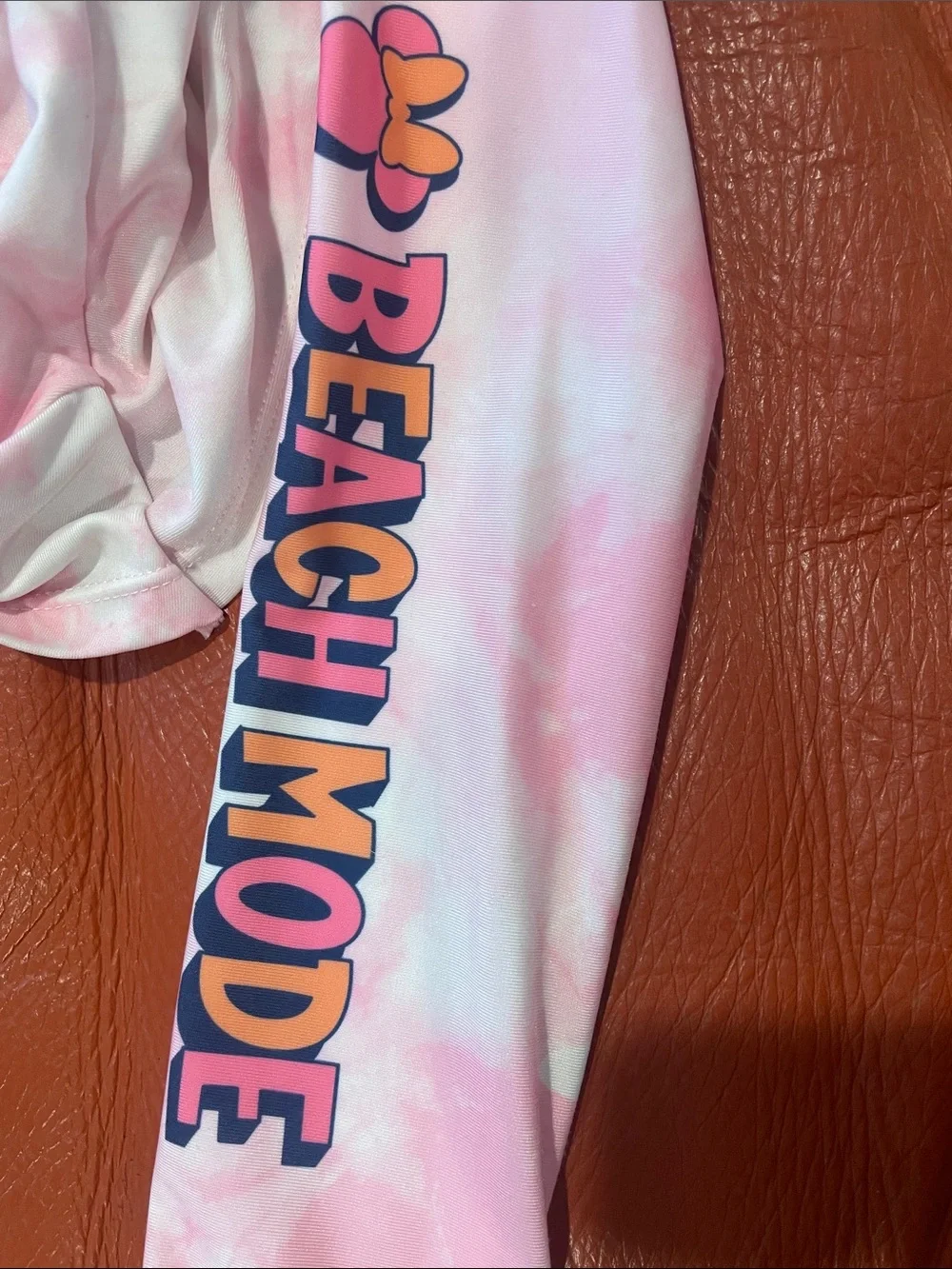Disney Pink Minnie Mouse Tie-Front Long Sleeve Top